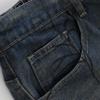 Distinctive Fashion Brand Spider Print Denim Shorts Men's Loose Casual Wash White Pants American Vintage Pants