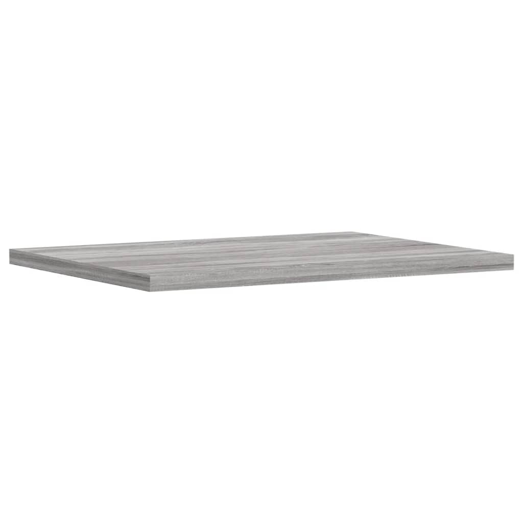Wall Shelves 4 Pcs Grey Sonoma 40 X 30 X 1.5 Cm Particleboard