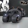 1:18 Batmobile Tumbler The Dark Knight Batman Alloy Scale Car Model Diecast Metal Sound Light Collection Children Toy Car Gifts