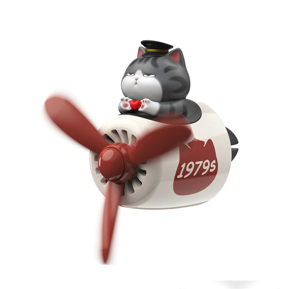 Odświeżacz powietrza do samochodu Niedźwiedź Pilot Akcesoria samochodowe Wewnętrzny dyfuzor do perfum Obrotowy wylot śmigła Zapach magnetyczny Projekt