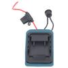 Battery Adapter 14 Gauge Wire 30A Fuse Power Converter Tool Adapter for 40V Lithium Battery
