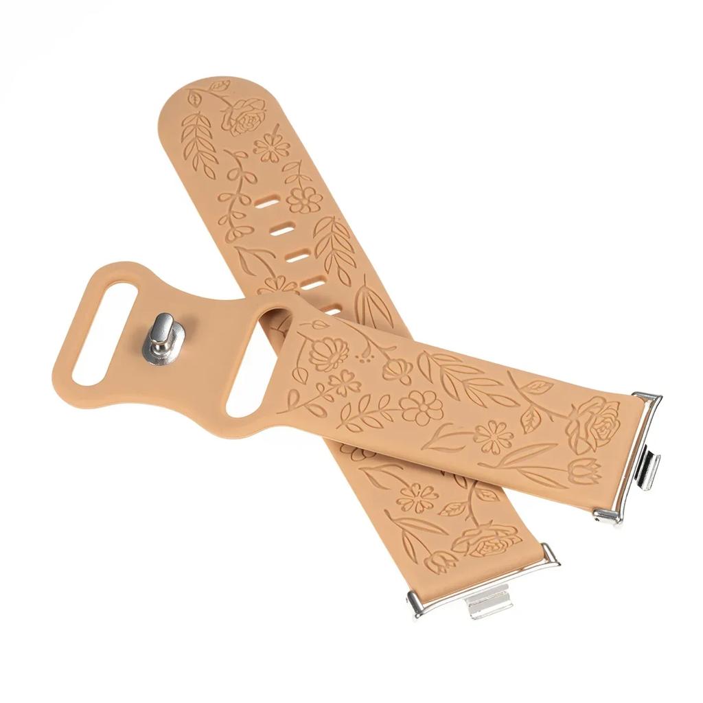 New Carving Strap for Redmi Watch 4 Magnetic Silicone Band for Xiaomi Mi Band 8 Pro 9 Pro Smartwatch Bracelet Accessories Correa
