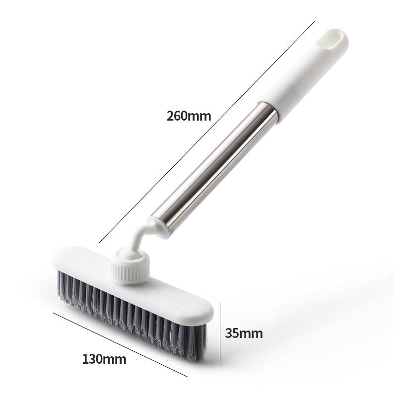 Universal Multi-Functional Floor Brush for Bathroom, Balcony & Tile - Extended Design for No-Dead-Corner Cleaning