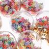 10 stykker 16 mm Tiny Star Glass Ball Charms Pendant DIY Craft rosa