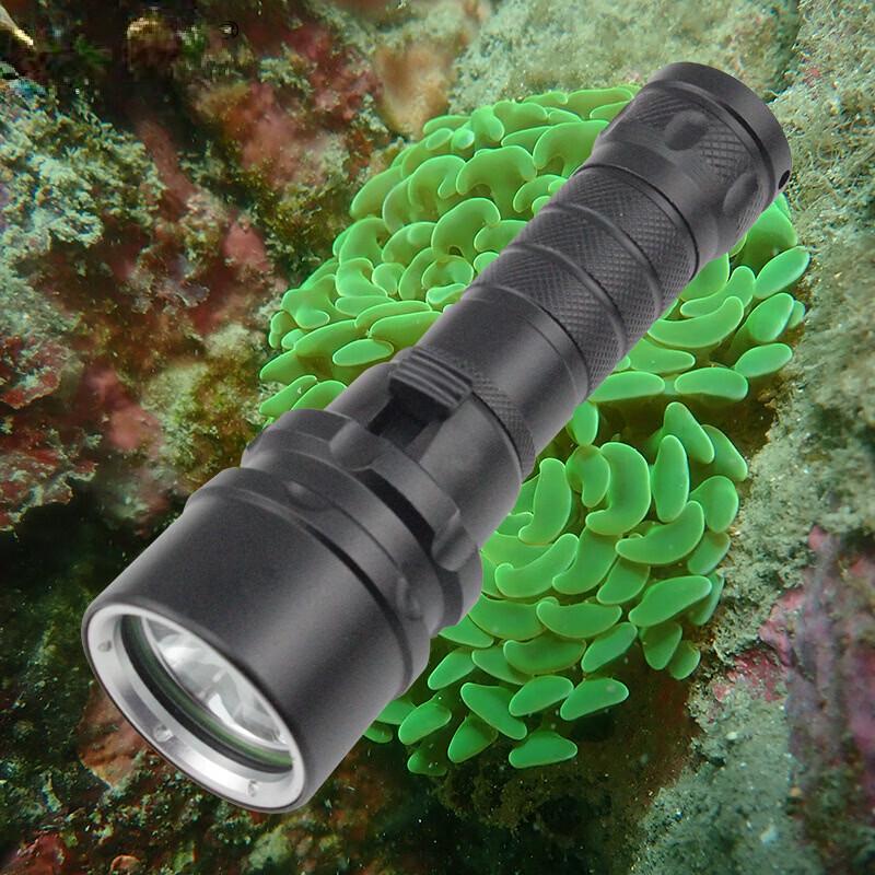 Rechargeable Underwater Diving Flashlight