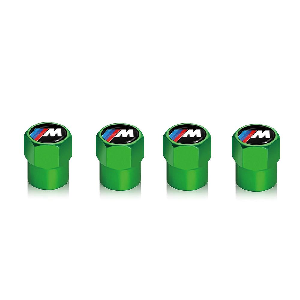 New 4Pcs Car Wheel Tire Valve Caps Air Stem Covers for BMW M E34 E36 E60 E90 E46 F10 F20 F30 X5 X6 X1 M3 M5 M6 E71 Accessories