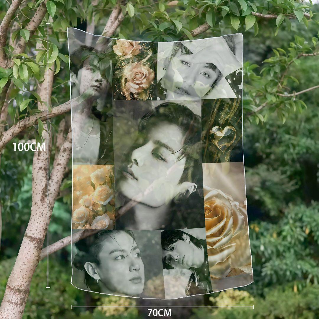 

[Б/У] BTS Чонгук Шифоновый Постер Шифоновый Гобелен