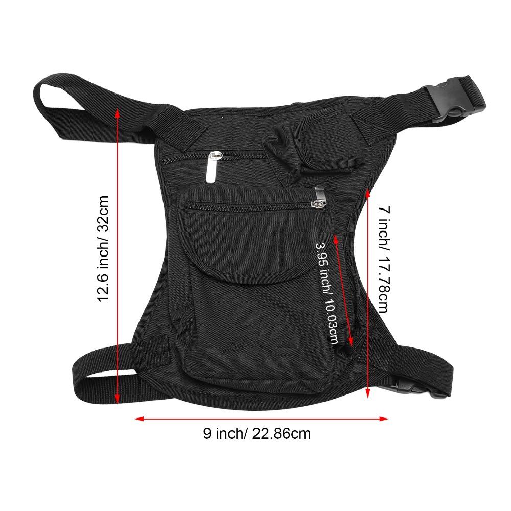 Adjustable Thigh Straps Canvas Leg Pouch Outdoor Waist Thigh Bag Park Training Sessions