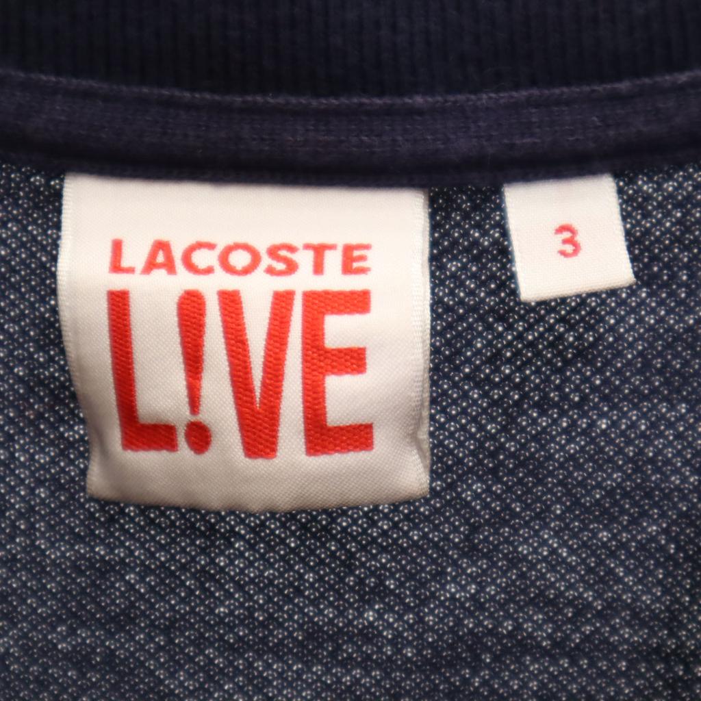 LACOSTE L!VE Kurzarm Poloshirt 3 Marineblau Damen Gebraucht