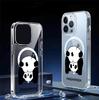 Mischievous Panda Magnetic Transparent Phone Case for iPhone 14/15/16/17 Pro Max