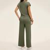 Women's Two,Piece Summer Slightly Loose Top And Pants Casual Set