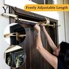 Appendi Decorazioni Stagionali per Porte d'Ingresso, Asta Regolabile per Ghirlande di Natale, Lunghezza 23.6"-59", Robusta, Senza Danni alla Porta, Supporto per Ghirlande, Festività, Appendi, No