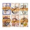 80-Sheet Vintage Paper & Sticker Mix Kit, Retro Patterns for Journaling, Scrapbooking & DIY Card Making, Self-Adhesive