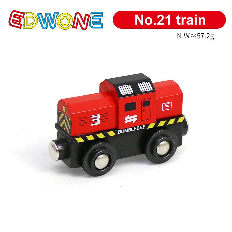 1pcs Magnetic Train Toys Wooden Train Locomotive Car Truck Railway Accessories Fit for Wooden Tracks Toys for Kids Gifts