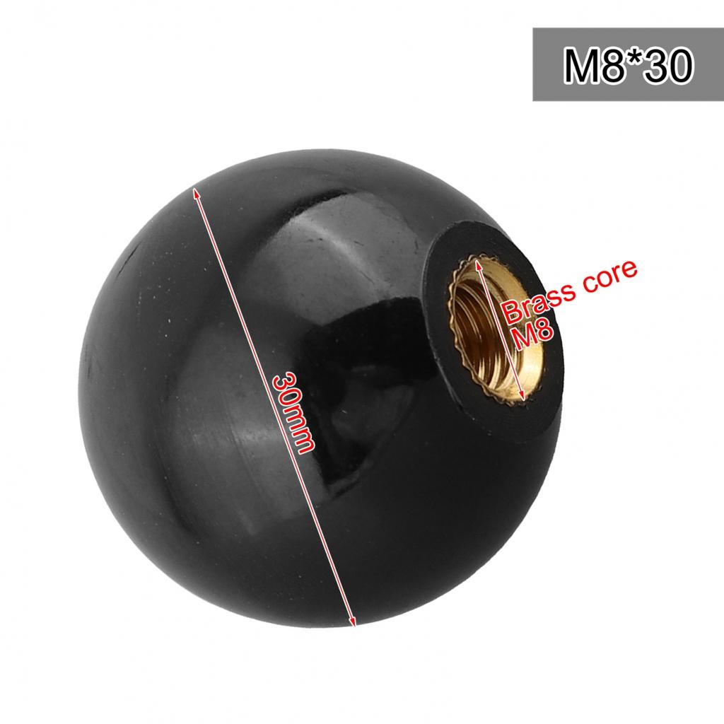 Handle Ball Nut M4/M5/M6/M8/M10 Thread Plastic Clamping 1PC