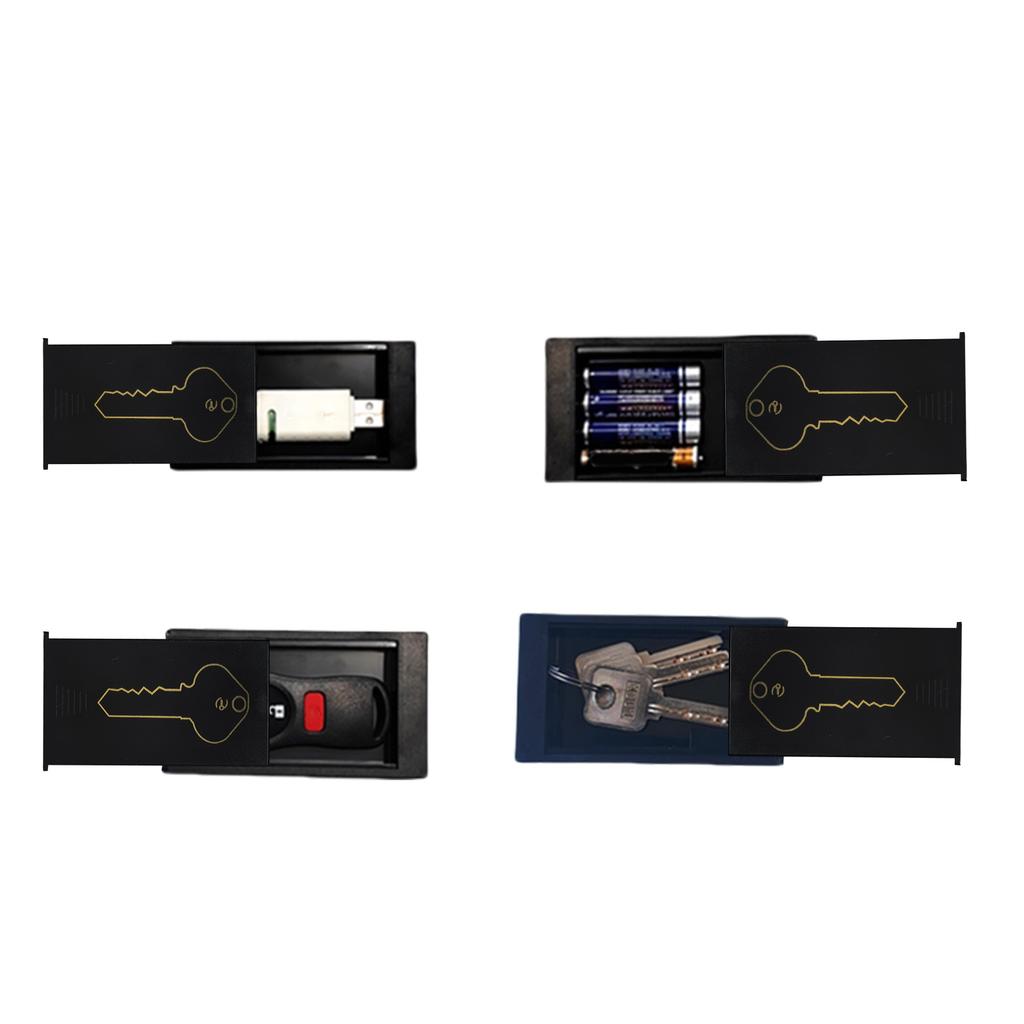 Discreet Magnetic Safe for Concealing Small Treasure Money Hideaway with Secret Compartment Jewelry Stash Box