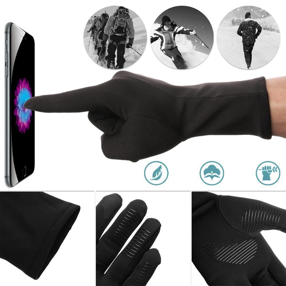 Winter Warm Autumn Winter Velvet Motorcycle Gloves Touch Screen Outdoor Sport Windproof Mittens