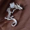 Vintage Punk Metal Dragon Shape Ear Clip For Men Women Gothic Hip Hop Animal Non Piercing Cartilage Ear Cuff Jewelry Accessories