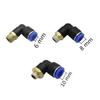 1/8" 1/4" 3/8" 1/2" External Thread Elbow Quick Connector 10mm 8mm 6mm Pipe Connection Interface Garden Irrigation Connectors