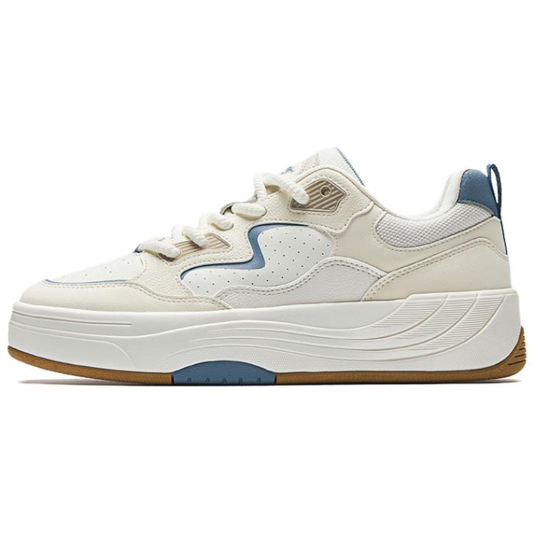 Anta Comfortable Fashion PG7 Shock Absorption Increased Height Low-Top Sneakers Men Sneakers Ivory Micro-Protein Misty-Blue 112538079-1