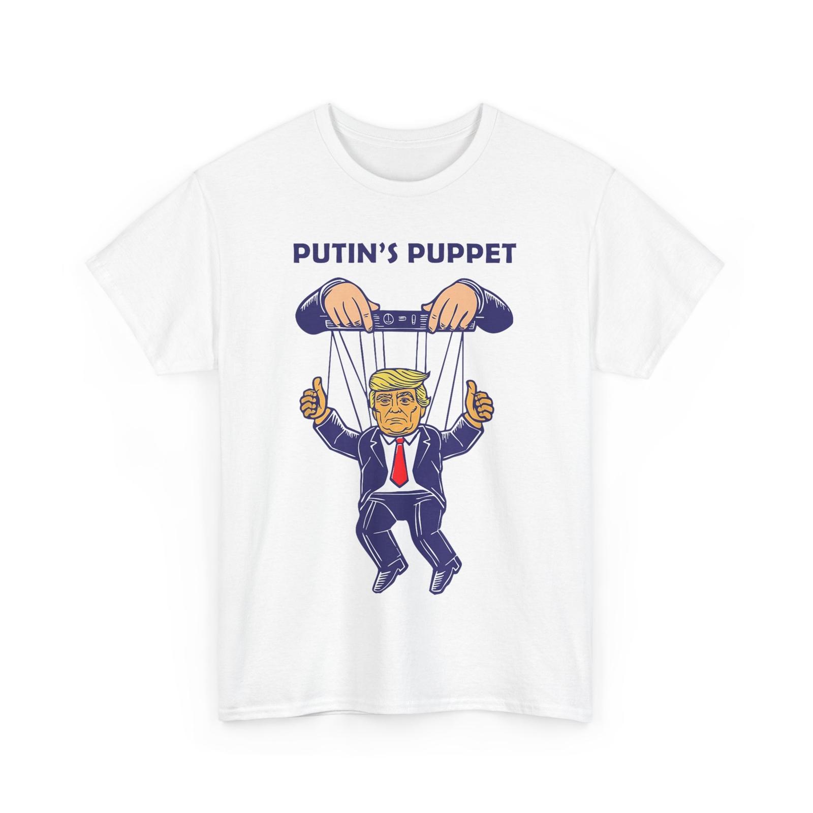 Футболка Дональда Трампа, Трамп - марионетка Путина Мужская футболка XXL