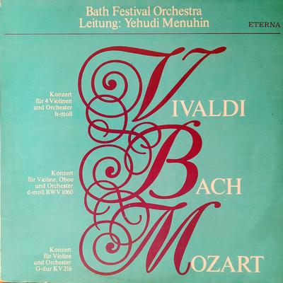 LP Record BATH FESTIVAL ORCHESTRA YEHUDI MEN  Konzert Fur 4 Violinen Und Orcheste 825705 ETERNA German Dem Classical Used