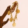 MamacitaSlay 316L Stainless Steel Flower Necklace Bracelet Party Waterproof 18K Gold Plated Jewelry Set Women's Elegant Gift