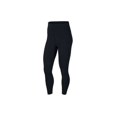 Yoga Dri-FIT Luxe Jednolite Szybkoschnące Legginsy do Jogi z Wysokim Stanem Damskie legginsy Czarne CJ3801-010