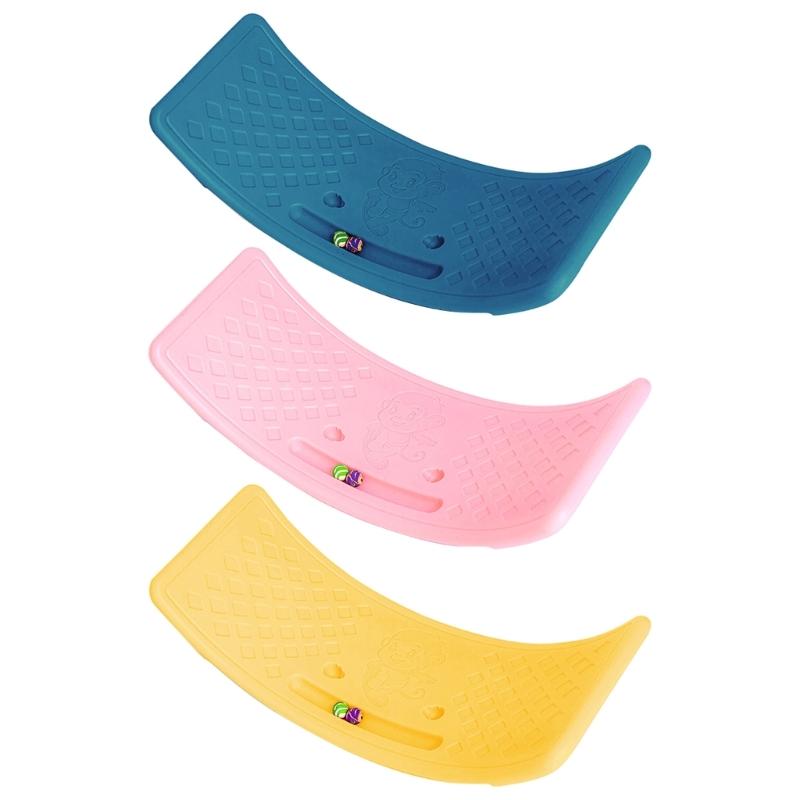 Toddlers Plastic Wobble Board Balance Training Toy Children Develop Coordination Skill Toy Improve Body Controling Toy rosa