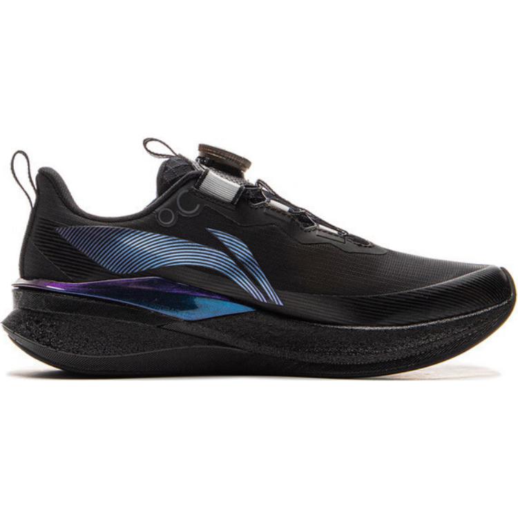 Li Ning Children Red Rabbit 8 Pro Fabric Comfortable Non-Slip Wear-Resistant Low-Top Running Shoes Men running shoes Black YKFV080-1