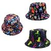 Colorful Mushroom Print Fisherman Hat Bucket For Outdoor Sports And Sunshade Unisex