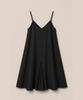 320SHOWROOM Cotton V-Neck Pocket Slip Dress Black