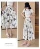 2025 Summer High Waist Women's Slimming Loose Fit Culottes - Petite Draping Wide-Leg Pants