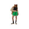 Jordan Color Block Logo High Waist Drawstring Pocket Shorts Women Shorts Green DZ3352-310