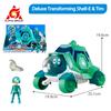 PETRONIX DEFENDERS Unità Medica Trasformabile Deluxe ed Emma Modalità 2-IN-1 con 2 Figure, Occhio Luminoso, Ruota Mobile Anime Giocattolo per Bambini Regalo