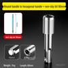 Electric Hammer Round To Hex Shank Bit Adapter Set