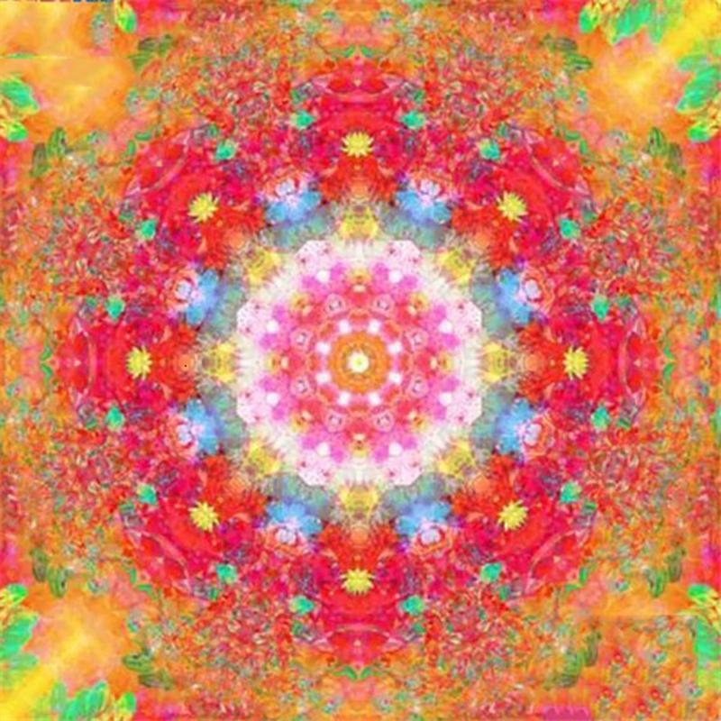 5D Diamond Painting Mandala Flower DIY Full Round Rhinestones Drill Cross-stitch Kits Diamond Embroidery New Year Gift