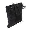 Dump Drop Pouch Multifunctional Nylon Portable Folding Recycling Bag Waist Hanging Recycling Bag for Outdoor Black