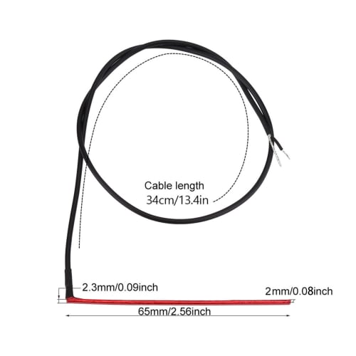 Alomejor Guitar Piezo Pickup, High Sensitivity, Under-Saddle Piezo Pickup for Folk/Classical Guitar, Guitar Accessories