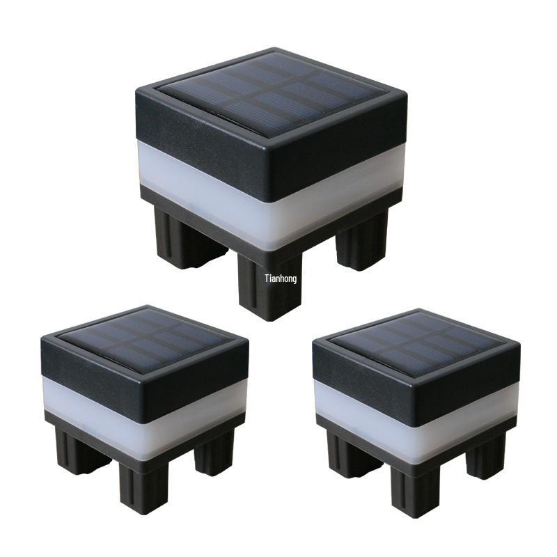 

Вуличні сонячні ліхтарі для огорожі та дорожні бар єри для 50/70/80/90 кв. Алюмінієві труби 50x50 Pure White Light