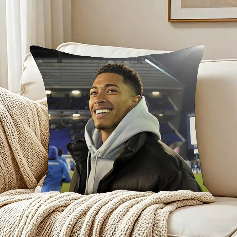 Fußball JJude BBellinghams Kissenbezug Sofakissenbezug Heimzimmer Dekoration Kindergeschenk