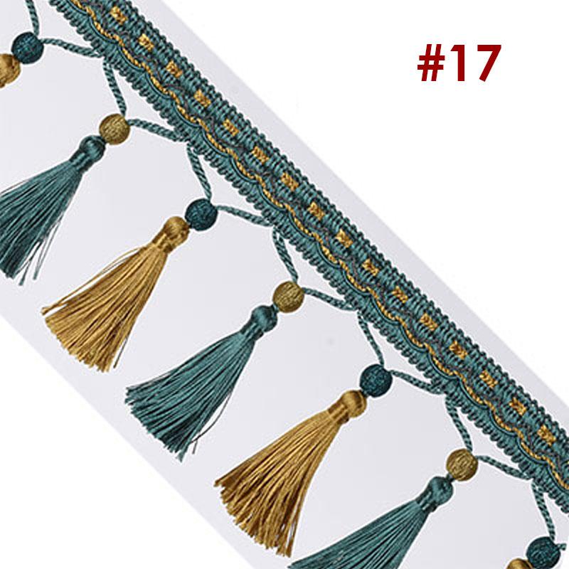 1/3M Tassel Fringe Trim Sewing Crafts Trimmings Edging Curtains Cushion Sofa Table Upholstery Sofa Decor Accessory