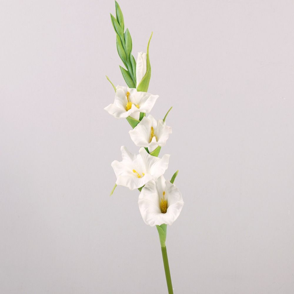 Real Touch Artificial Gladiolus Branches Floral Art Fake Flowers  Outdoor Garden Decor