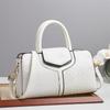Large-capacity Simple Bag Women's 2026 New Flip Crocodile Pattern Casual Texture Bag