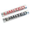 3D Metal LIMITED Emblem Badge Red Black Sticker Car Body Side Wing Tailgate For Suzuki Kawasaki HARLEY VW Touareg Golf