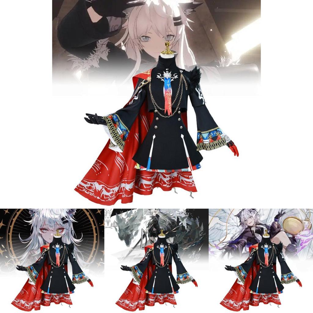 Cute And Fresh Arknights Lapland Cosplay Costume Featuring High Quality Fabric