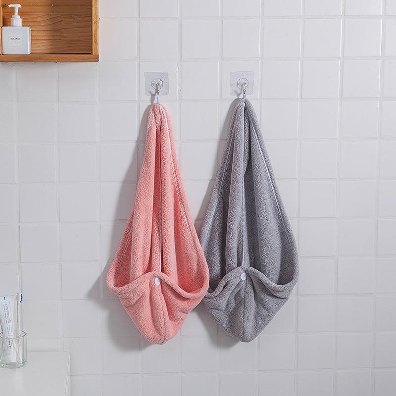 Women's Quick-Dry Coral Fleece Hair Wrap Towel