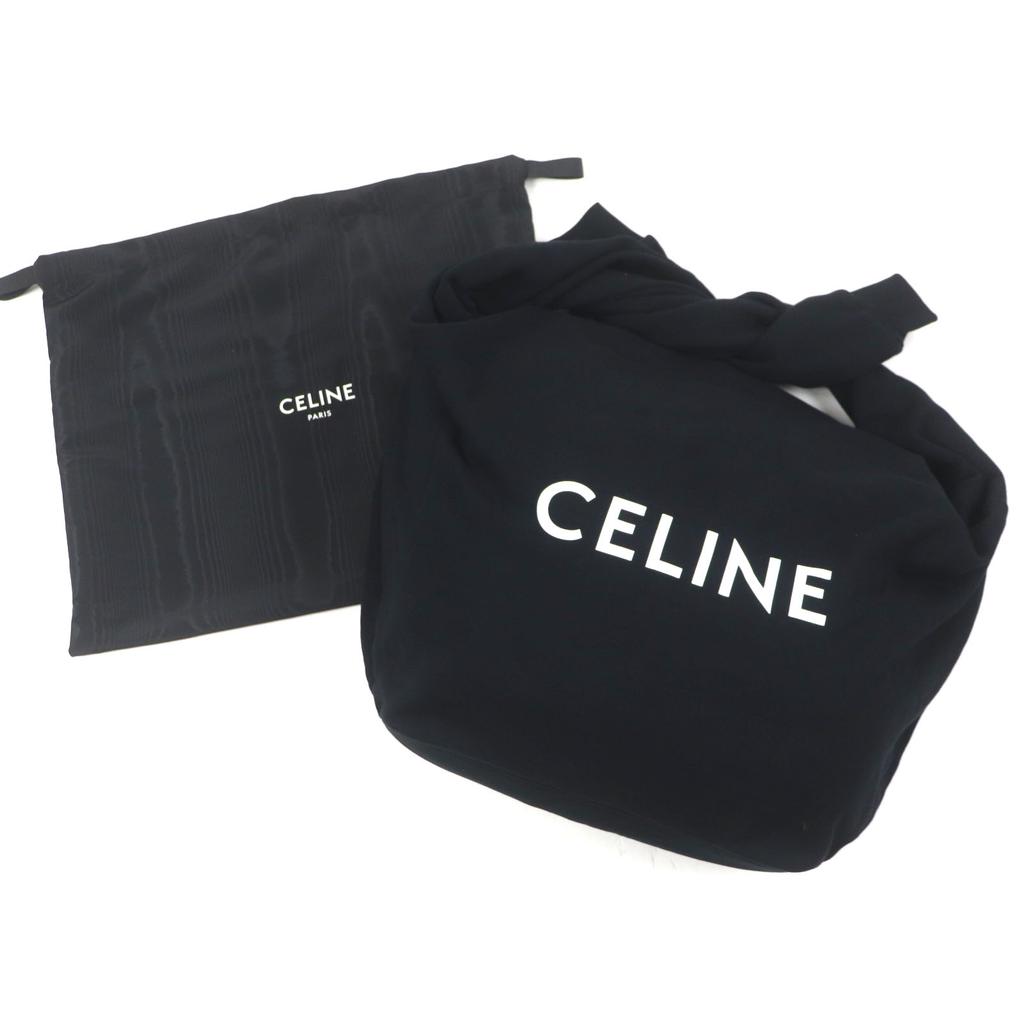 Excellent CELINE Shoulder Bag MEDIUM SWEAT BAG logo print crossbody bag mens Used