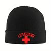 LiftGuard Red Logo Beanie Hats Bonnet Hats Unisex Adult Cute Outdoor Knit Hat Autumn Pattern Warm Soft Caps