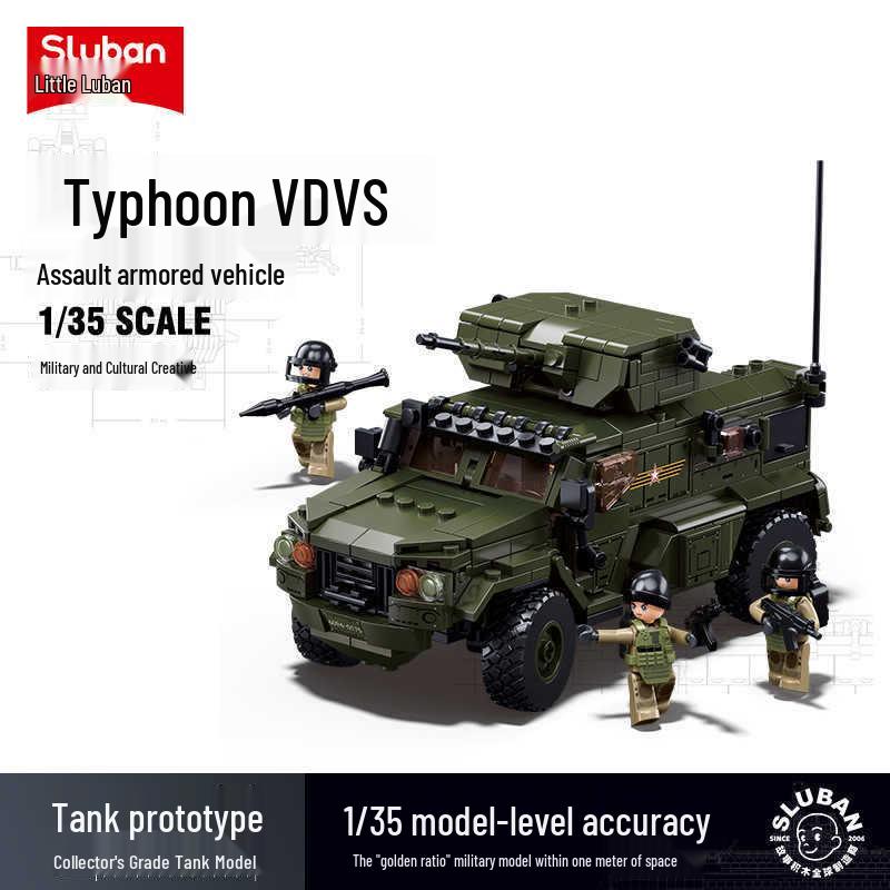 Luban 1178 T80 Main Battle Tank Building Blocks - Educational Toy for Kids